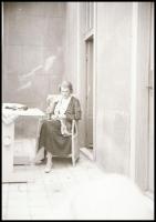 Régi lakásbelsők, 7 db fotónegatív, 4,5×3 cm