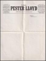 Pester Lloyd újság üres levélpapírja