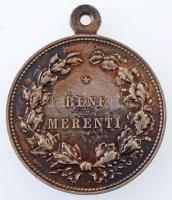 Vatikán ~1905. "X. Pius / Bene merenti" jelzetlen Ag(?) kitüntetés mellszalag nélkül (14,87g/31mm) T:2,2- / Vatican ~1905. "Pius X / Bene merenti" unmarked Ag(?) decoration without ribbon (14,87g/31mm) C:XF,VF