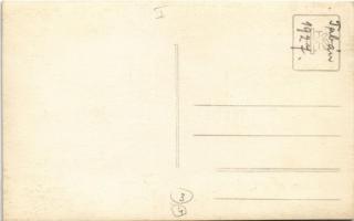 1927 Budapest I. Tabán, ház, háttérben az Erzsébet híd. photo