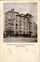 1926 Budapest XII. Anna Udvar, Tímár Sándor üzlete. Krisztina körút 8-10. + Nemzetközi Vásár So. Stpl (felszíni sérülés / surface damage)