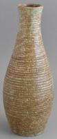 BM jelzéssel retró kerámia váza, jelzett, kis kopásnyomokkal, m: 31,5 cm