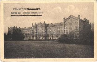 1921 Kismarton, Eisenstadt; Cs. és kir. katonai főreáliskola / k.u.k. Militär-Oberrealschule / K.u.K. military school (EK)