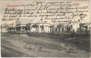 1911 Balatonszárszó, villasor. Pongrácz Béla kiadása