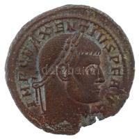 Római Birodalom / Ostia / Maxentius 309-312. Follis Br (7,40g) T:2- / Roman Empire / Ostia / Maxentius 309-312. Follis Br IMP C MAXENTIVS P F A[VG] / AET-ER[NITAS A]VG N - M OST D (7,40g) C:VF RIC VI 35.