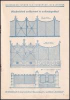 1939 Haidekker Sándor Rt. Budapest Sodronymű kerítés és egyéb ipari, használati cikkek rajzos árjegy...