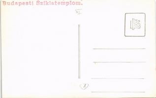 Budapest XI. Sziklatemplom, Szent Gellért tér, villamosok. photo