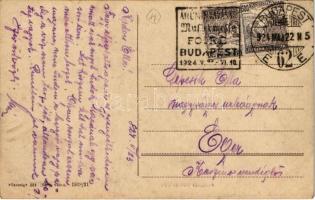 1924 Budapest XI. Lágymányosi sporttelep, teniszpályák. Taussig 1918/21 154. + "Árumintavásár&q...