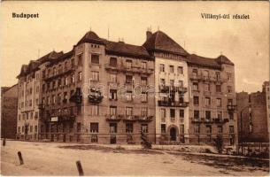 Budapest XI. Villányi út, villamossín még nem épült meg, foghíjas telek. Leffler-féle dohánytőzsde kiadása