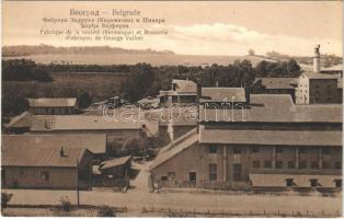 Beograd, Belgrade; Fabrique de la Société (Keramique) et Brasserie (Fabrique) de George Vaifert / ceramics factory and brewery
