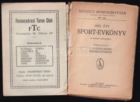 1927. évi Sport-évkönyv. Összeállította: a Nemzeti Sport szerkesztősége. Nemzeti Sportkönyvtár 24. s...