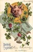 New Year Embossed Litho