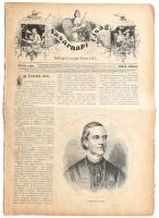 1875 Vasárnapi Újság 1875. május. 16. XXII. évf. 20. sz., szakadozott lapszélekkel, 305-318 p.