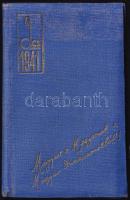 1941 A Magyar Divatcsarnok Áruház naptára, sok áru- és cégreklámmal illusztrálva, szép állapotban