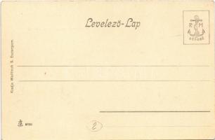 Esztergom, Vártemplom a Duna híddal (Mária Valéria híd), Bazilika. Wallfisch S. kiadása