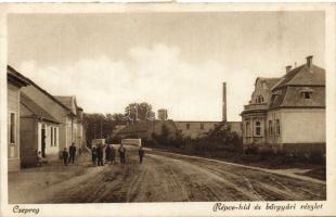 Csepreg with lether factory