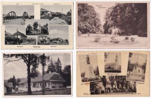 8 db RÉGI történelmi magyar város képeslap / 8 pre-1945 town-view postcards from the Kingdom of Hungary