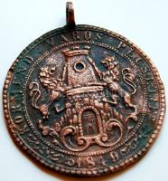 1840-es Körmend város pecsétje plakett formában