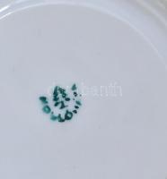 6 db Omnia kávé reklámos retro mokkás porcelán csésze aljjal. Matricás, jelzett, hibátlan