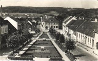 1956 Pinkafő, Pinkafeld; Fő tér, üzlet / Hauptplatz, Kaufhaus Otto Ozechowski / main square, shop (fa)