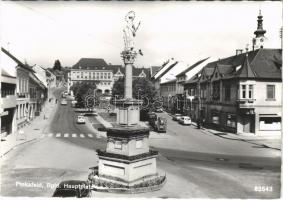 ~1970 Pinkafő, Pinkafeld; Fő tér, Strobl üzlet / Hauptplatz, / main square, shop
