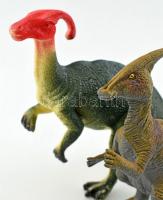 13 db színes játék dínó figura, vegyes méretben, jó állapotban