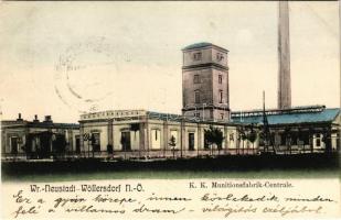 1907 Wöllersdorf (Wiener Neustadt), K.k. Munitionsfabrik Centrale / Ammunition factory