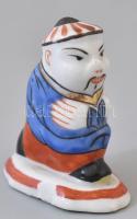 Herendi porcelán kínai figura. Kézzel festett, jelzett, hibátlan. 4,5 cm