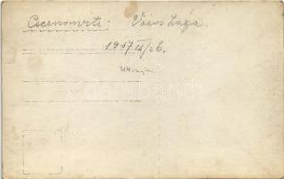 1917 Chernivtsi, Czernowitz, Cernauti, Csernyivci; városháza / Town hall, shops. photo (fl)