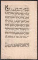 1790 II. Lipót magyar király rendelete, melyben elődje II, József bizonyos intézkedéseit finomítja a rendi alkotmány helyreállítása érdekében nyomtatott oldal
