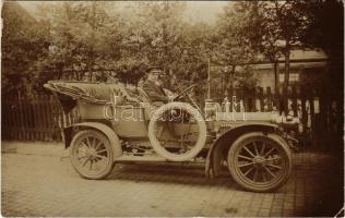 1912 Romford, autó sofőrrel / vintage automobile with driver. photo (EK)