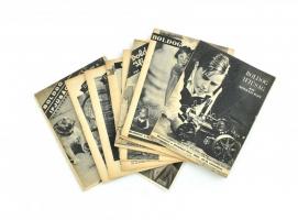 Vegyes színészekkel kapcsolatos tétel, benne füzetek, képeslapok, fotók, kb. 114 db