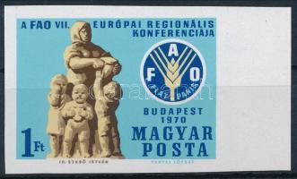 1970 FAO vágott ívszéli bélyeg