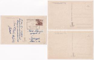 Varsányi Pál: Bányászok c. fametszet sorozat - 6 db modern Művészeti Alkotások magyar szocialista pr...