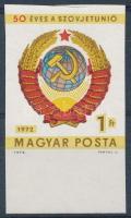 1972 50 éves a Szovjetunió vágott ívszéli bélyeg