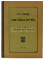 Die Erbanung des Wiener Städtischen Gaswerkes. Im Auftrage des Herrn Bürgermeisters Dr. Karl Lueger berarbeitet. H.n., é.n. Német nyelven. Számos szövegközi és egészoldalas, fekete-fehér fotóval illusztrálva. 4 db melléklettel (1 térkép, 3 építészeti tervrajz/alaprajz). Az 1901-ben, Bécsben kiadott kötet hasonmás kiadása.