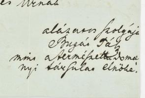 1842 Bugát Pál (1793-1865) a Királyi Magyar Természettudományi Társulat elnökének (1841-1844, 1848-1...