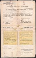 1944 A budapesti Svéd Kir. Követség védőútlevele (SchutzPass) Major Ernő részére, 1944. szept. 28., ...
