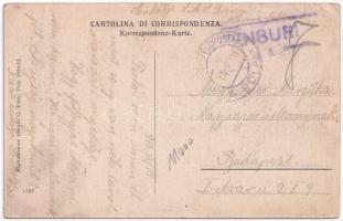 1918 Zur Marine Kaserne, Herkules am Scheideweg / Ercole al bivio / K.u.K. Kriegsmarine Matrose / Au...