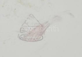 Gránit porcelán nagy méretű esernyőtartó. Jelzett, hibátlan m: 39 cm