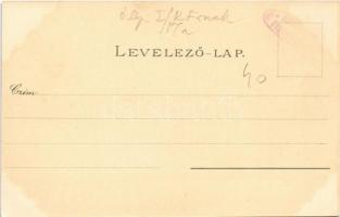 Budapest VI.Váci körút (mai Bajcsy-Zsilinszky út) télen, villamos. Kuenstlerpostkarte No. 2077. von ...