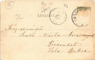 1904 Budapest IV. Újpest, Vízművek és villamos gyár. Schön Bernát kiadása (EK)