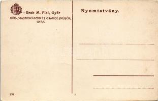 Győr, Grab M. fiai bőr-, viaszosvászon és grabiol (műbőr) gyár