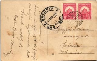 1931 Gyón, Evangélikus templom és lelkészlak, községháza (fl)