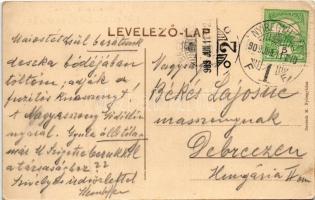 1909 Nyíregyháza. Távirat drótüdvözlet montázs, Deutsch M. kiadása