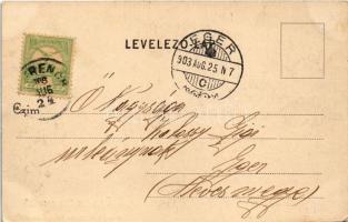 1903 Szerencs, Főszolgabírói lak. Heimlich A.W. kiadása