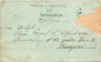 1899 Sasvár, Mária Sasvár, Maria-Schlossberg, Sastín (Sasvár-Morvaőr, Sastín-Stráze); Wallfahrtskirc...