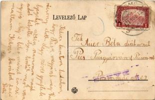 1907 Pécs, Országos Kiállítás, Geittner és Rausch vaskereskedő pavilonja (Budapest, Andrássy út 8.) ...