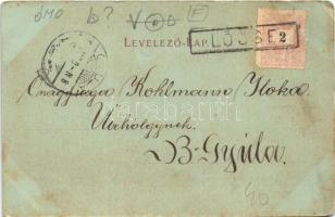 1899 Szepesváralja, Spisské Podhradie; vár. Szoller Géza kiadása/ Spissky hrad / castle (fl)