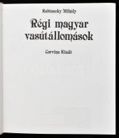 Kubinszky Mihály: Régi magyar vasútállomások. Építészeti hagyományok. Bp., 1983, Corvina. Gazdag fek...